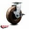 Service Caster 6'' High Temp Phenolic Swivel Caster with Bronze Bearing and Brake SCC-20S620-PHBZHT-TLB - alternate 2
